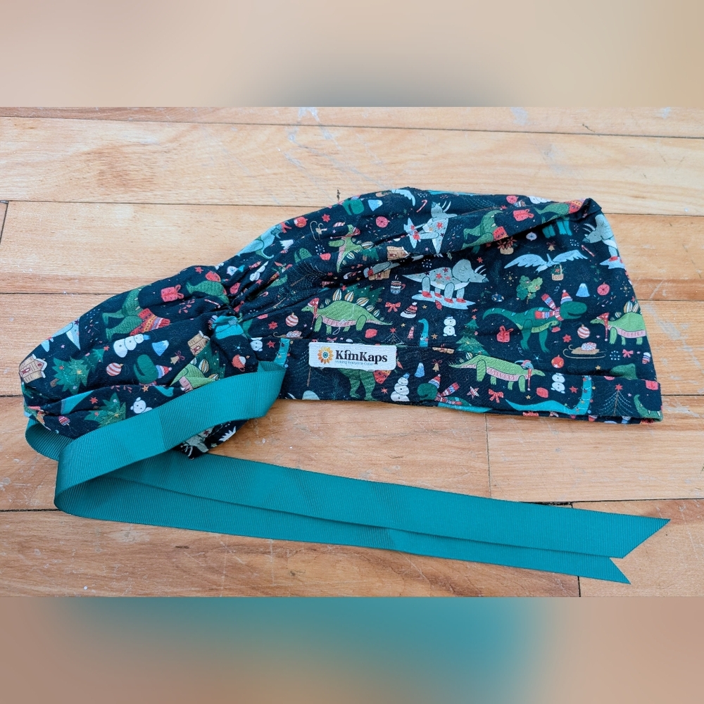 Kinkaps Dinosaur Print Scrub Cap